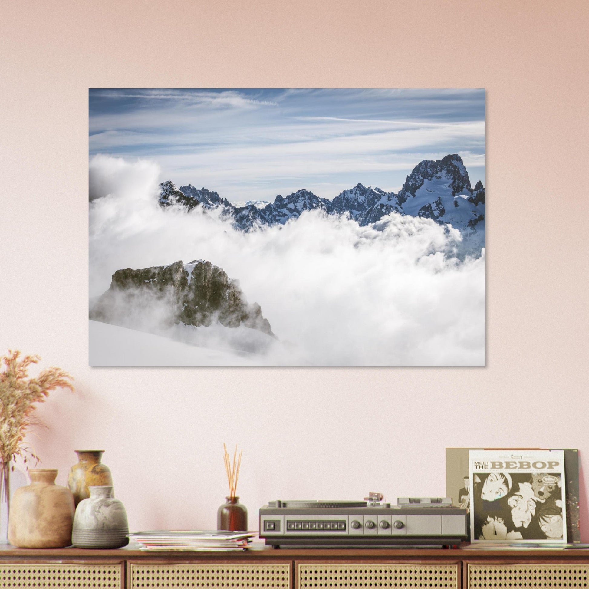 Tableau photo Photo du Sirac — vue depuis le plateau des Rouies (Écrins) — tirage aluminium Dibond mat, fabrication française, prêt à accrocher