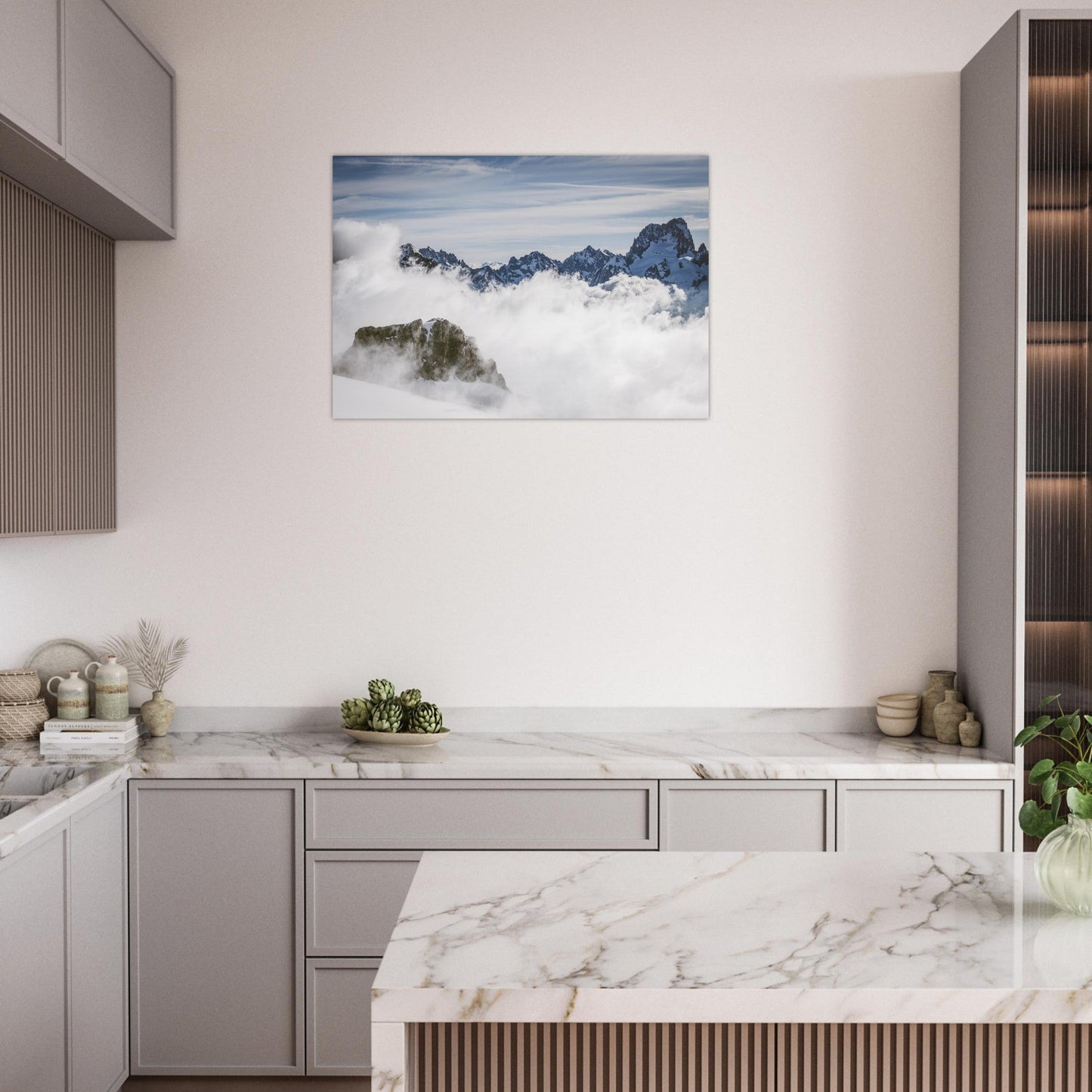 Tableau photo Photo du Sirac — vue depuis le plateau des Rouies (Écrins) — tirage aluminium Dibond mat, fabrication française, prêt à accrocher