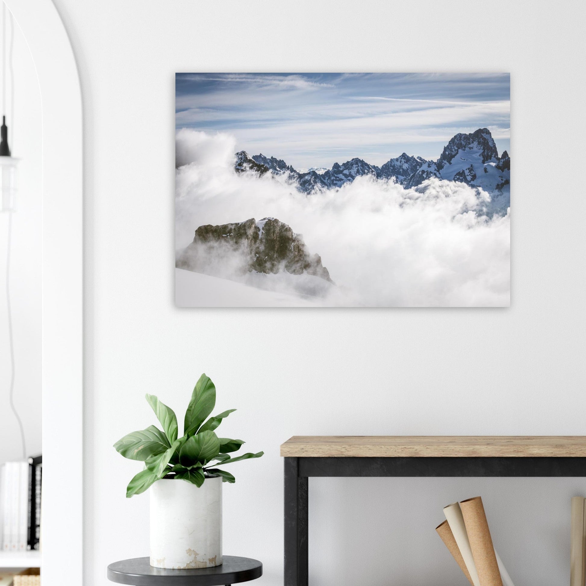 Tableau photo Photo du Sirac — vue depuis le plateau des Rouies (Écrins) — tirage aluminium Dibond mat, fabrication française, prêt à accrocher