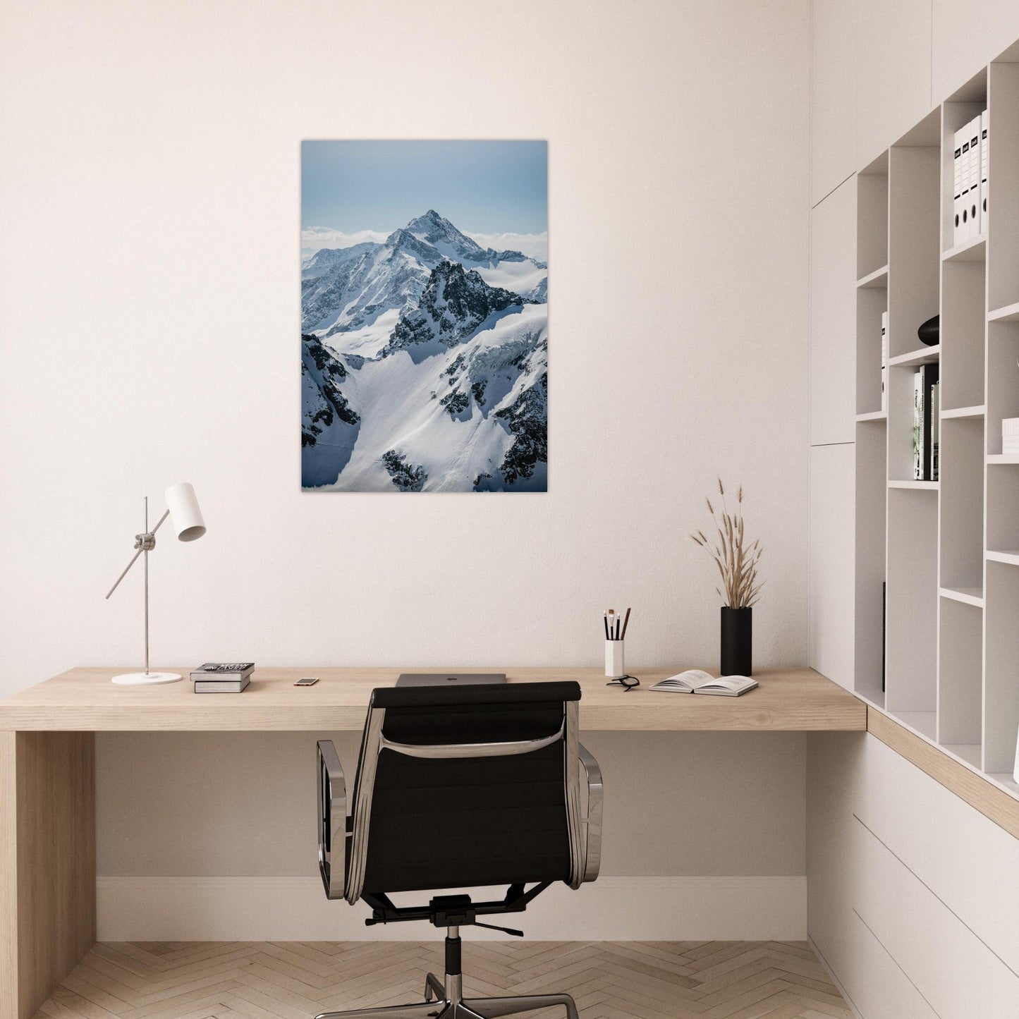 Tableau photo Photo Titlis & glaciers — Gadmen (Urner Alpes) — tirage aluminium Dibond mat, fabrication française, prêt à accrocher