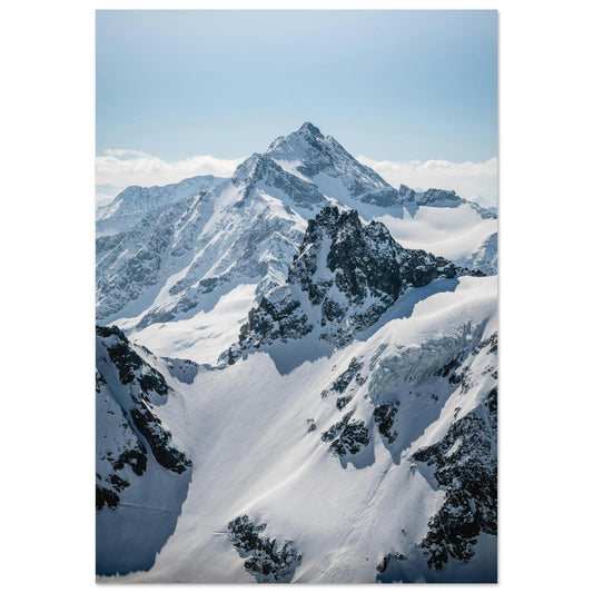 Tableau photo Photo Titlis & glaciers — Gadmen (Urner Alpes) — tirage aluminium Dibond mat, fabrication française, prêt à accrocher
