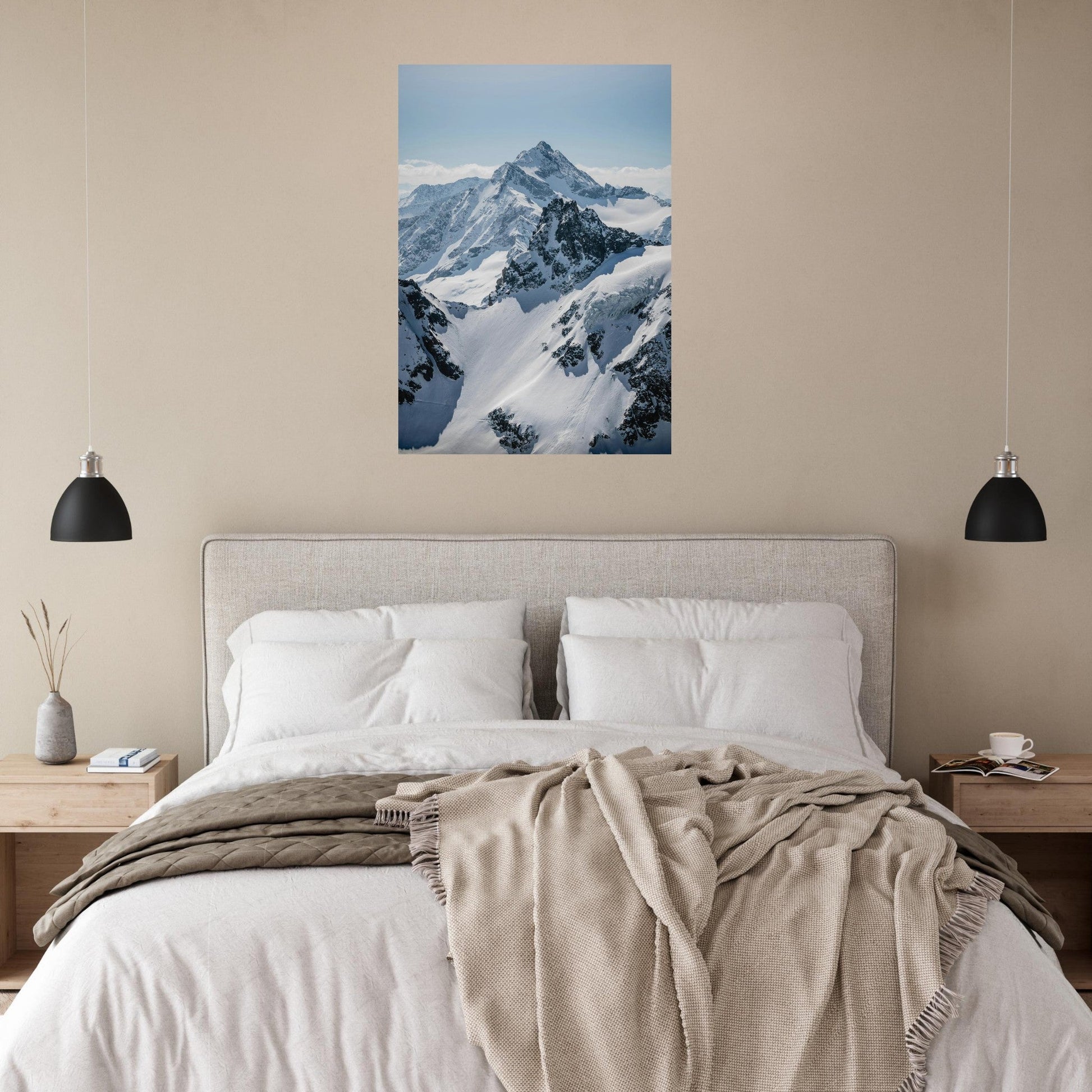 Tableau photo Photo Titlis & glaciers — Gadmen (Urner Alpes) — tirage aluminium Dibond mat, fabrication française, prêt à accrocher