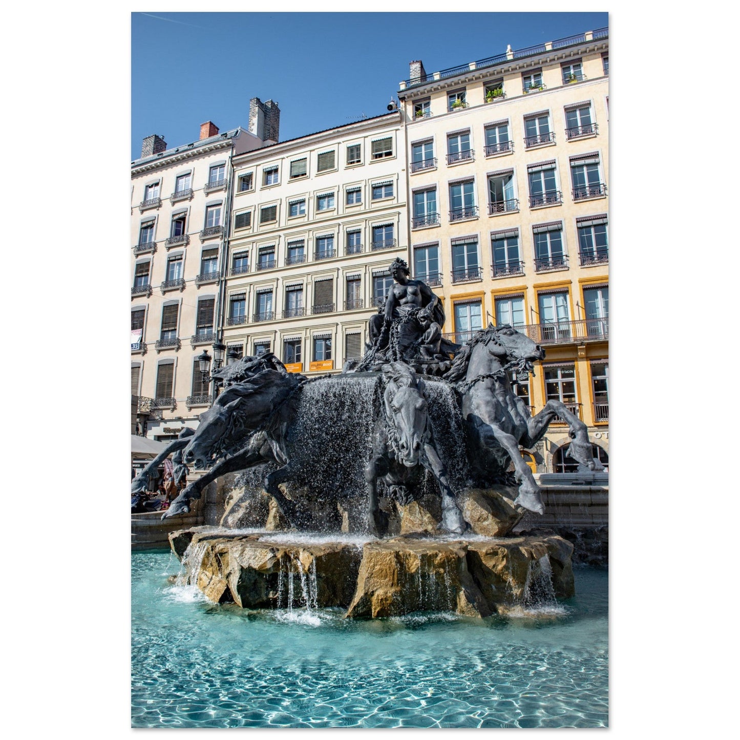 Photo de la fontaine Bartholdi, Place des Terreaux, Lyon - Tableau photo alu Lyon