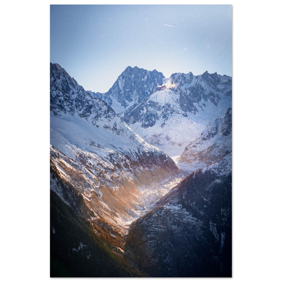 Fotobild vom Mer de Glace des Mont Blanc in Chamonix