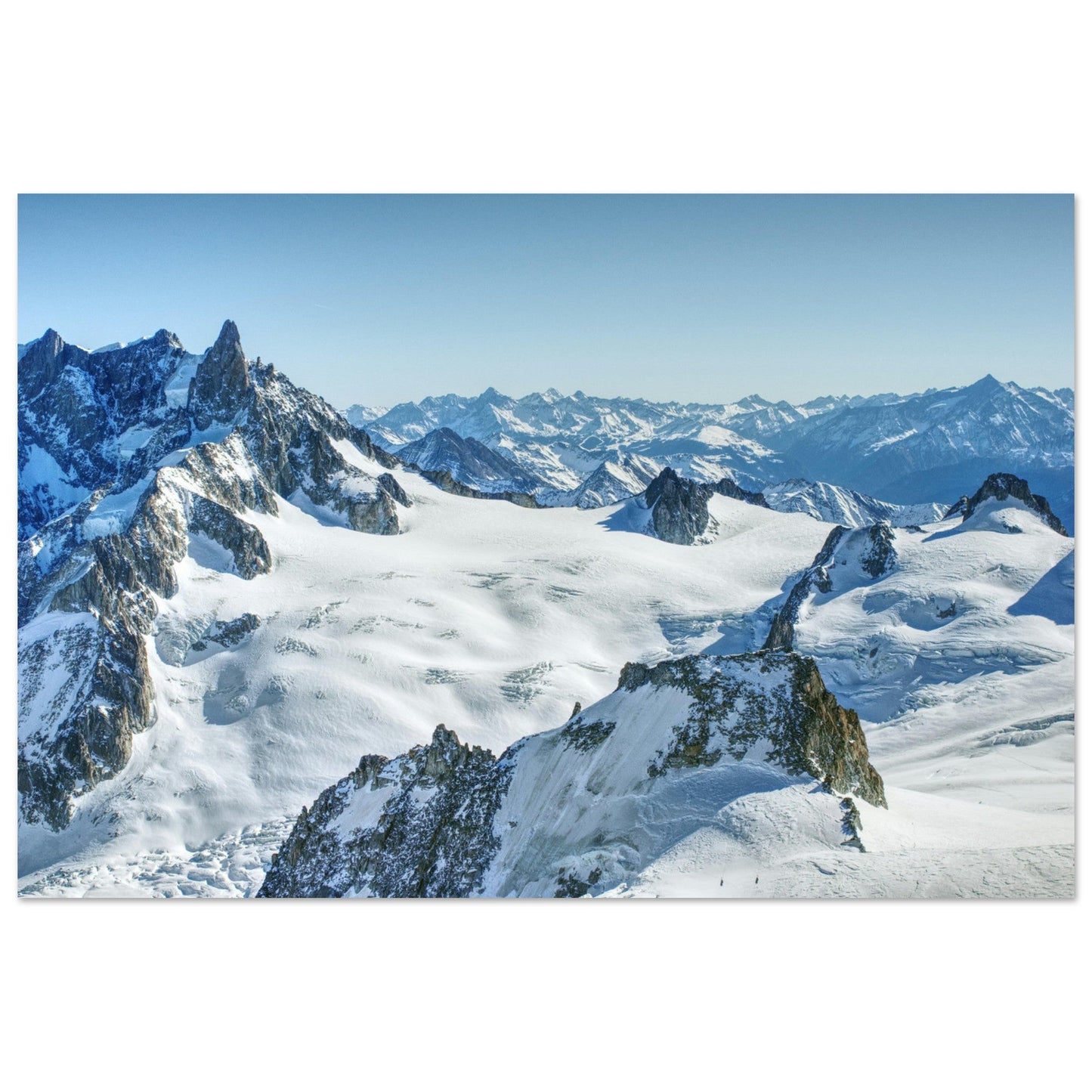Photo de l'Aiguille du Midi, Chamonix-Mont-Blanc #1 - Tableau photo alu montagne