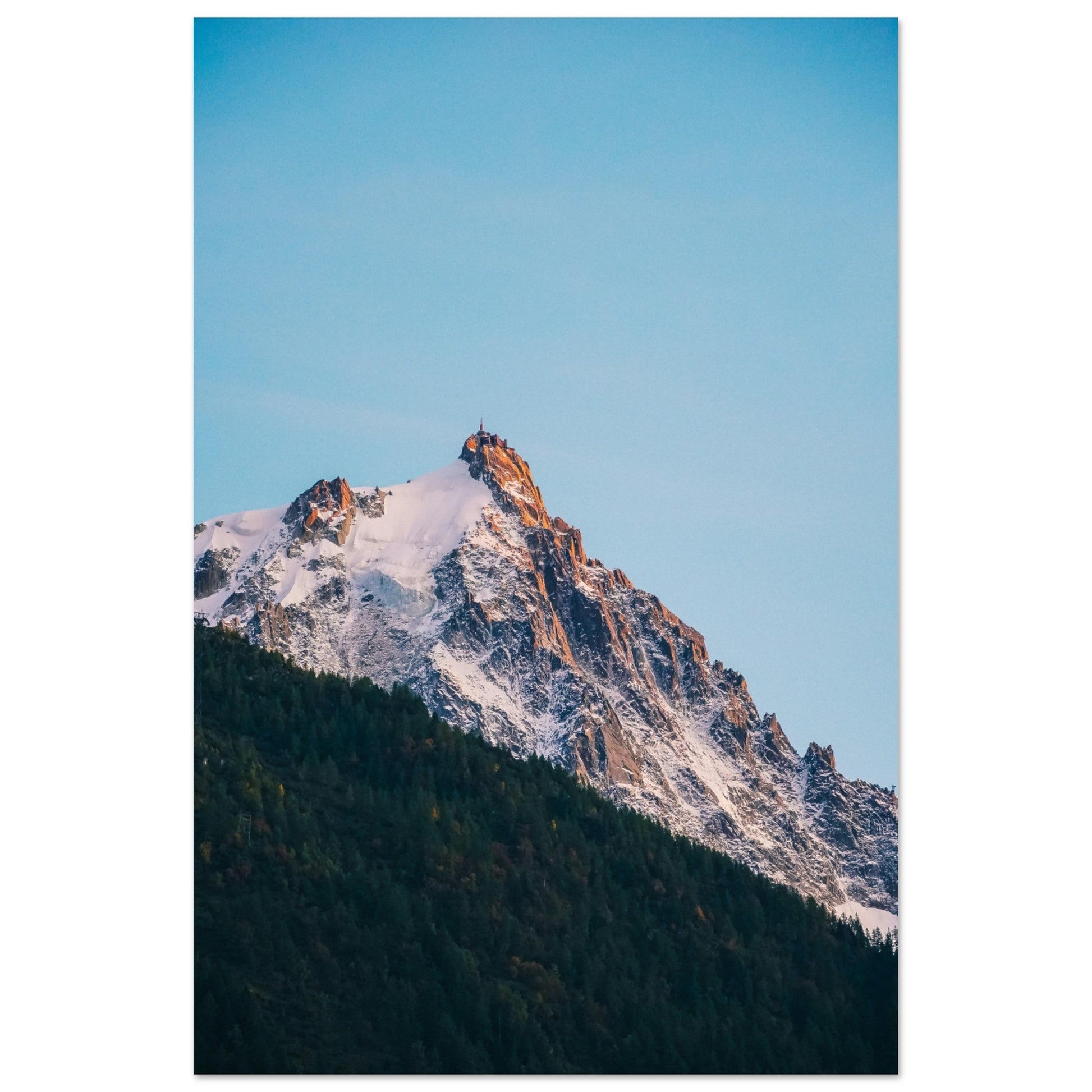 Photo de l'Aiguille du Midi, Chamonix-Mont-Blanc - Tableau photo alu montagne