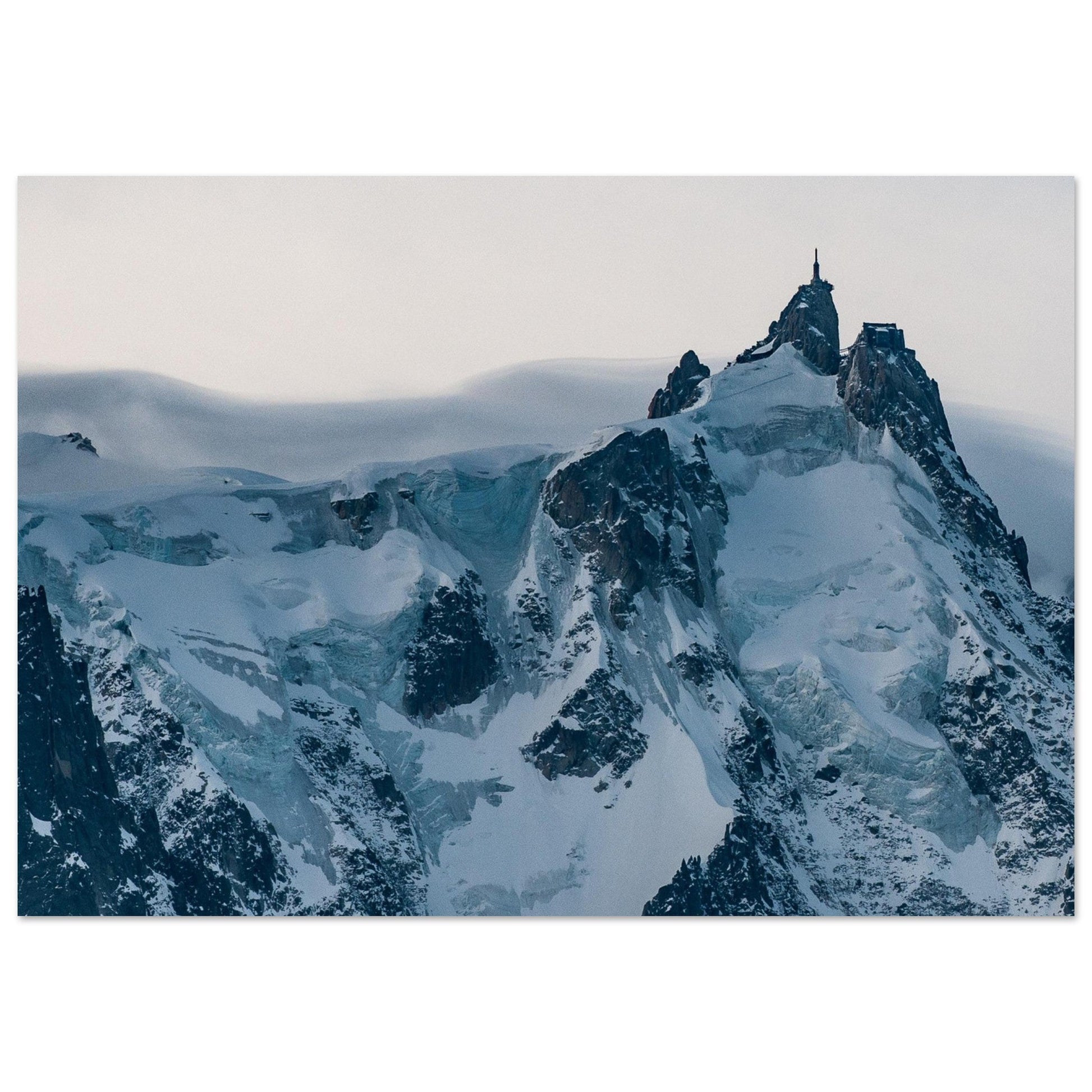 Photo de l'Aiguille du Midi, Chamonix Mont Blanc - Tableau photo alu montagne