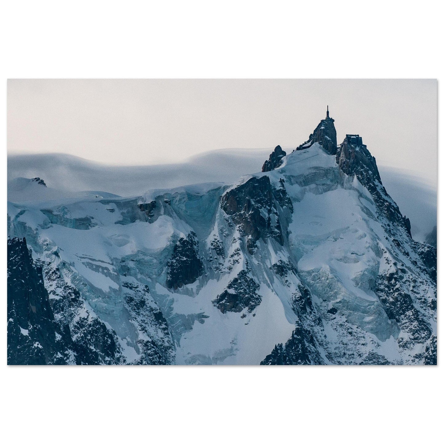 Photo de l'Aiguille du Midi, Chamonix Mont Blanc - Tableau photo alu montagne