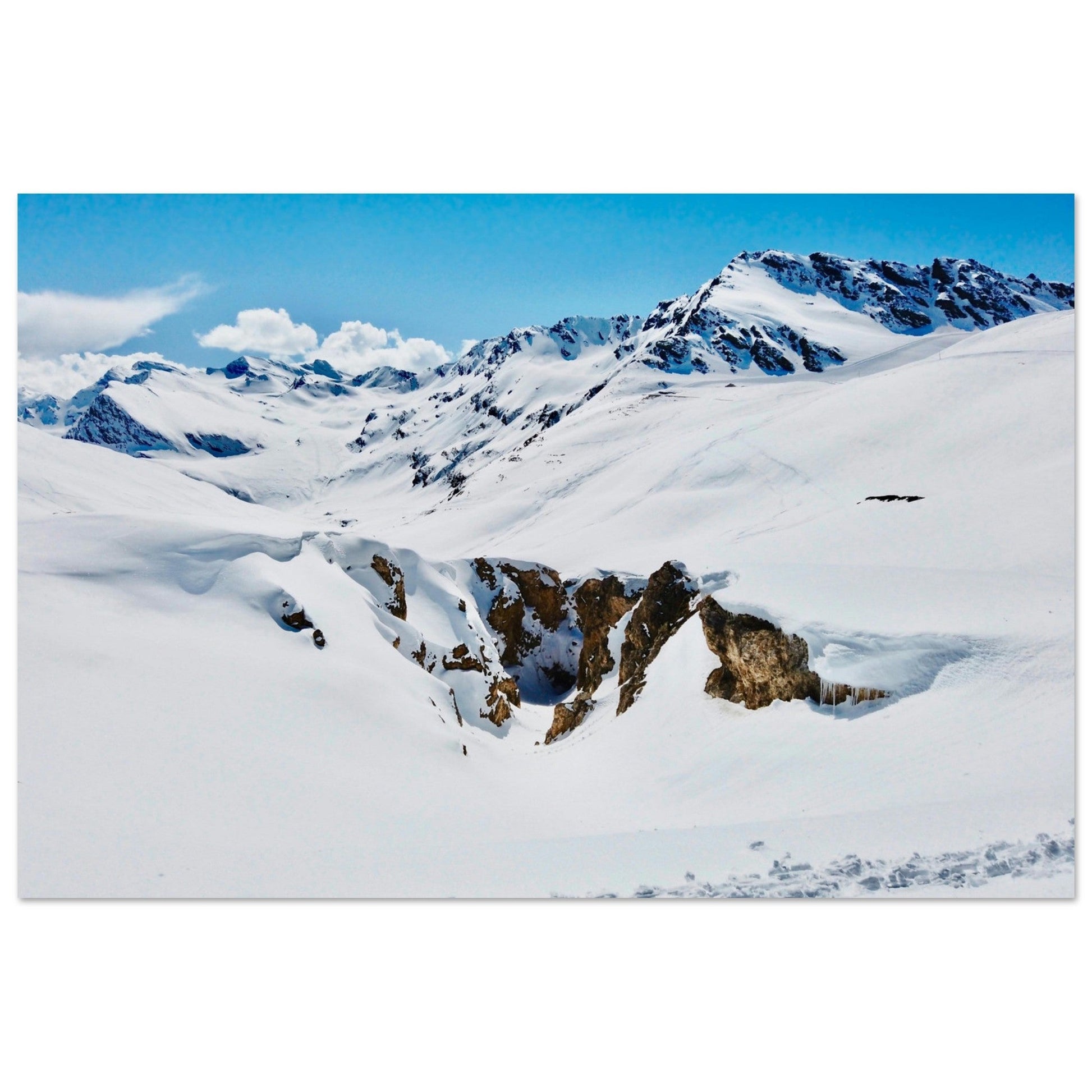 Photo de Val d'Isère en hiver #10 - Tableau photo alu montagne