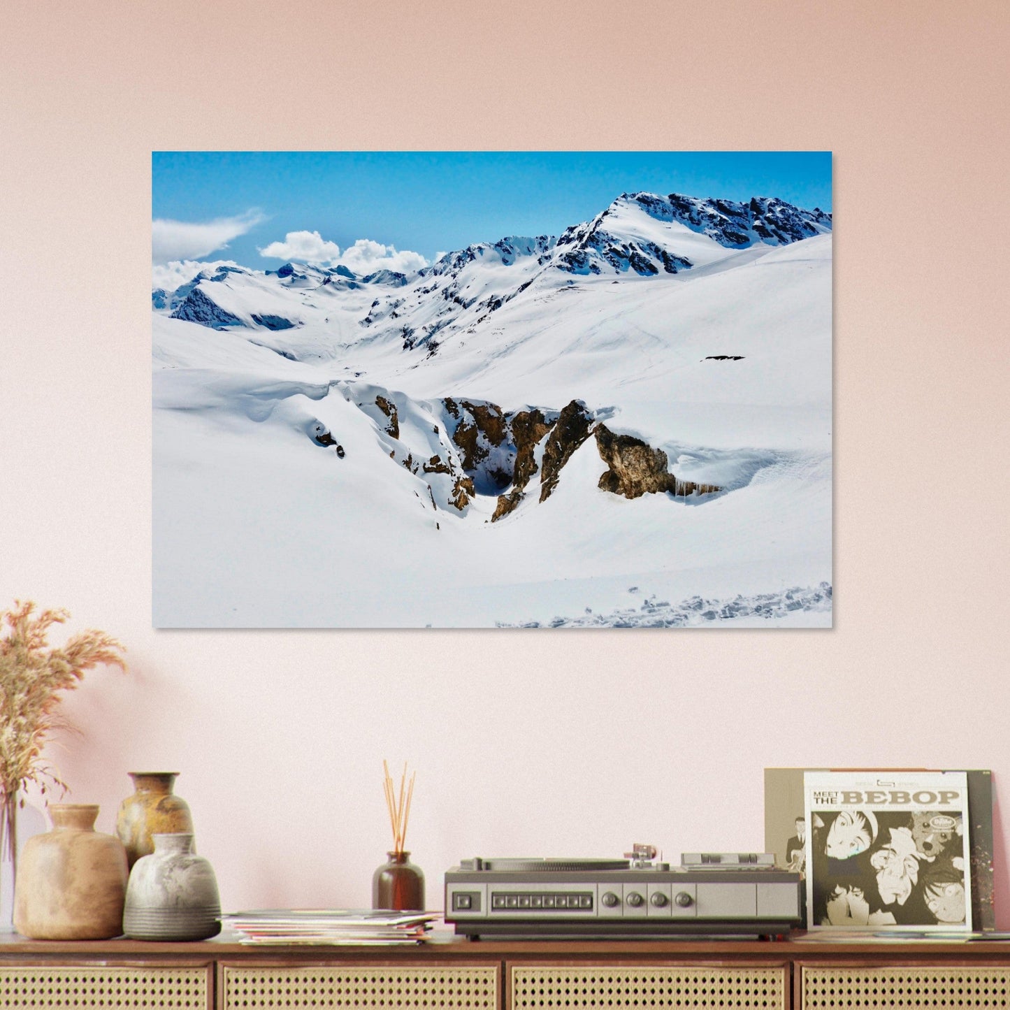Photo de Val d'Isère en hiver #10 - Tableau photo alu montagne