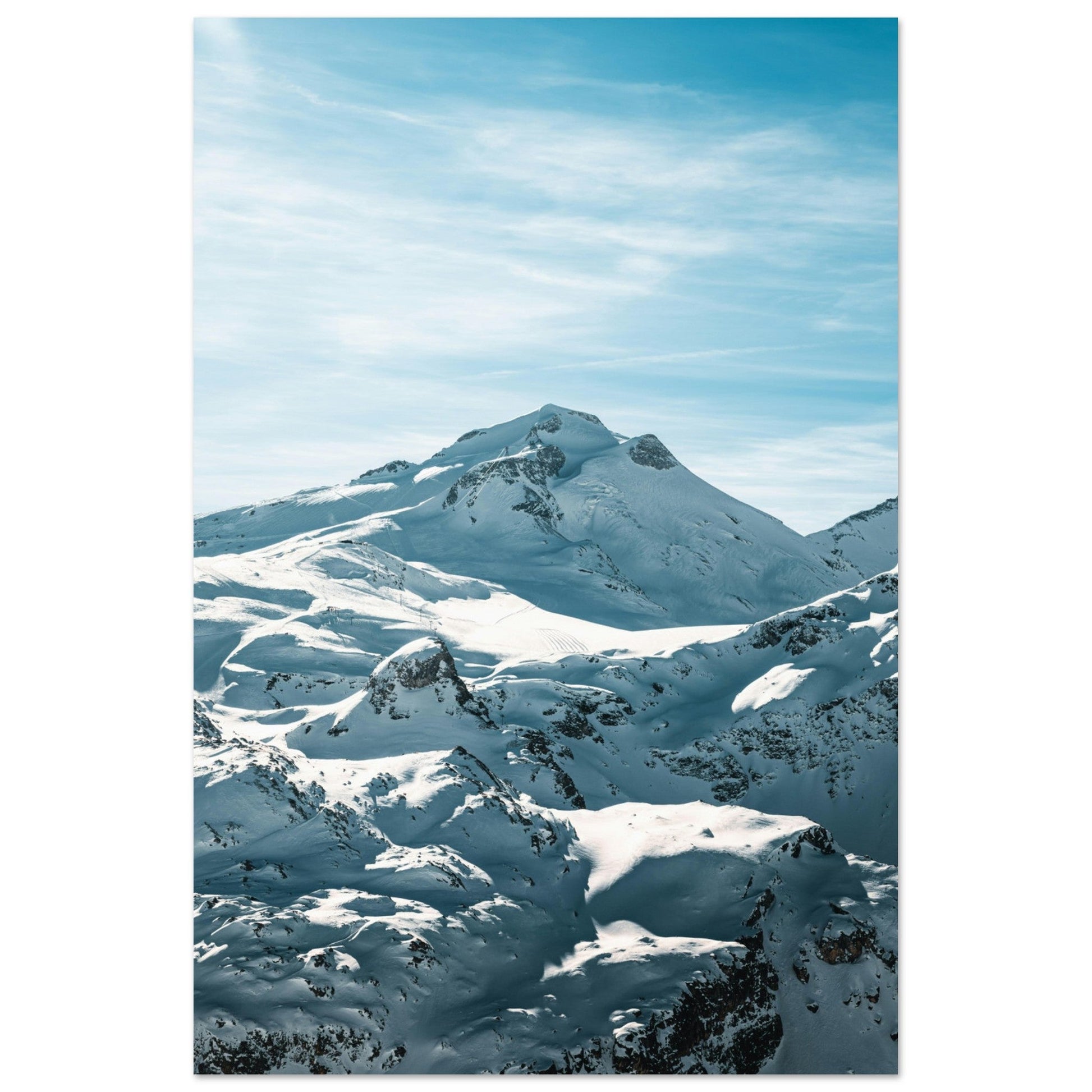 Photo de Val d'Isère en hiver #3 - Tableau photo alu montagne