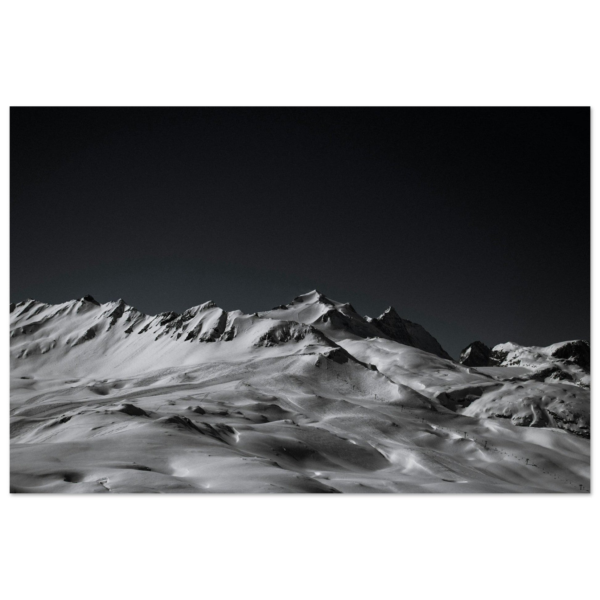 Photo de Val d'Isère en hiver #4 - Tableau photo alu montagne