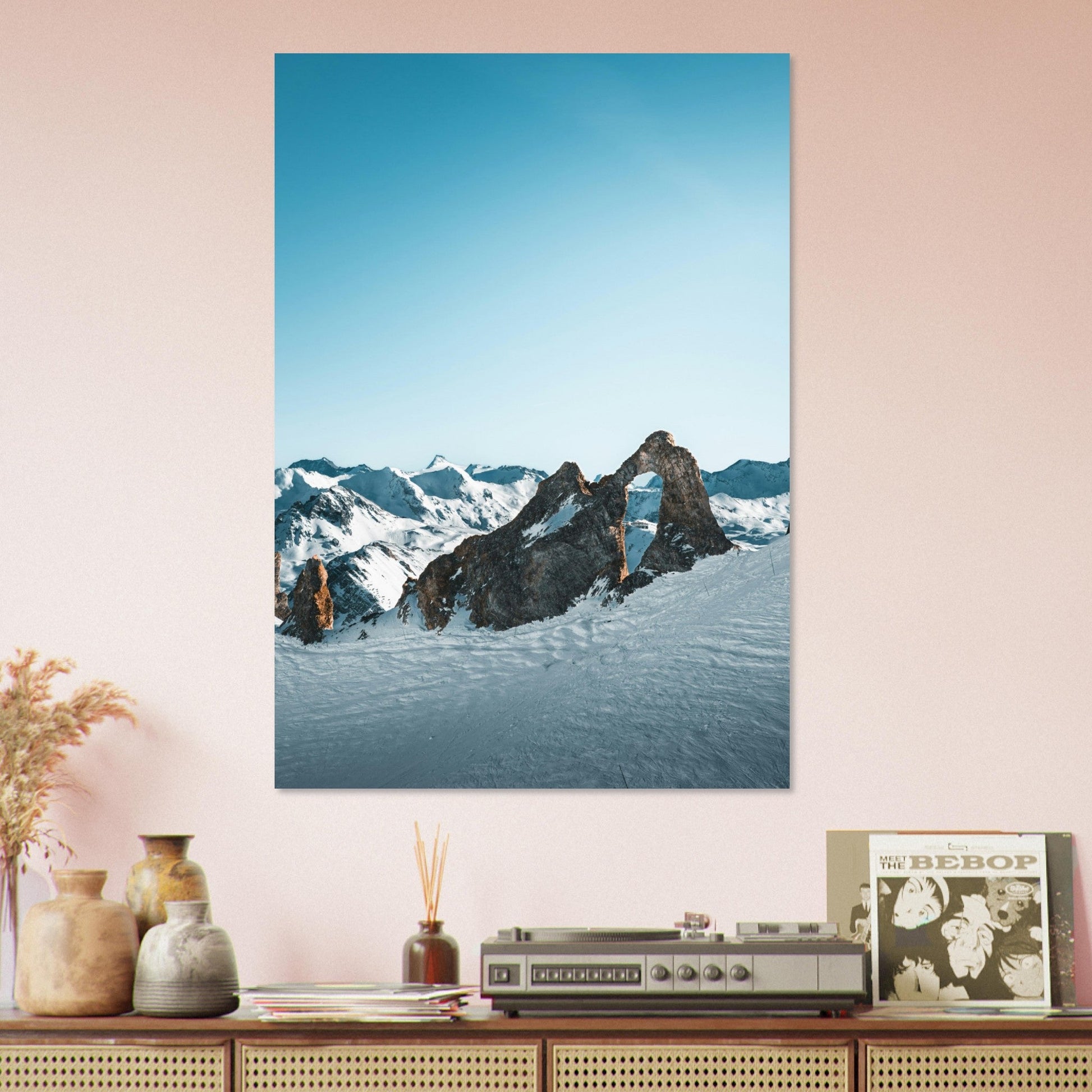 Photo de Val d'Isère en hiver #6 - Tableau photo alu montagne