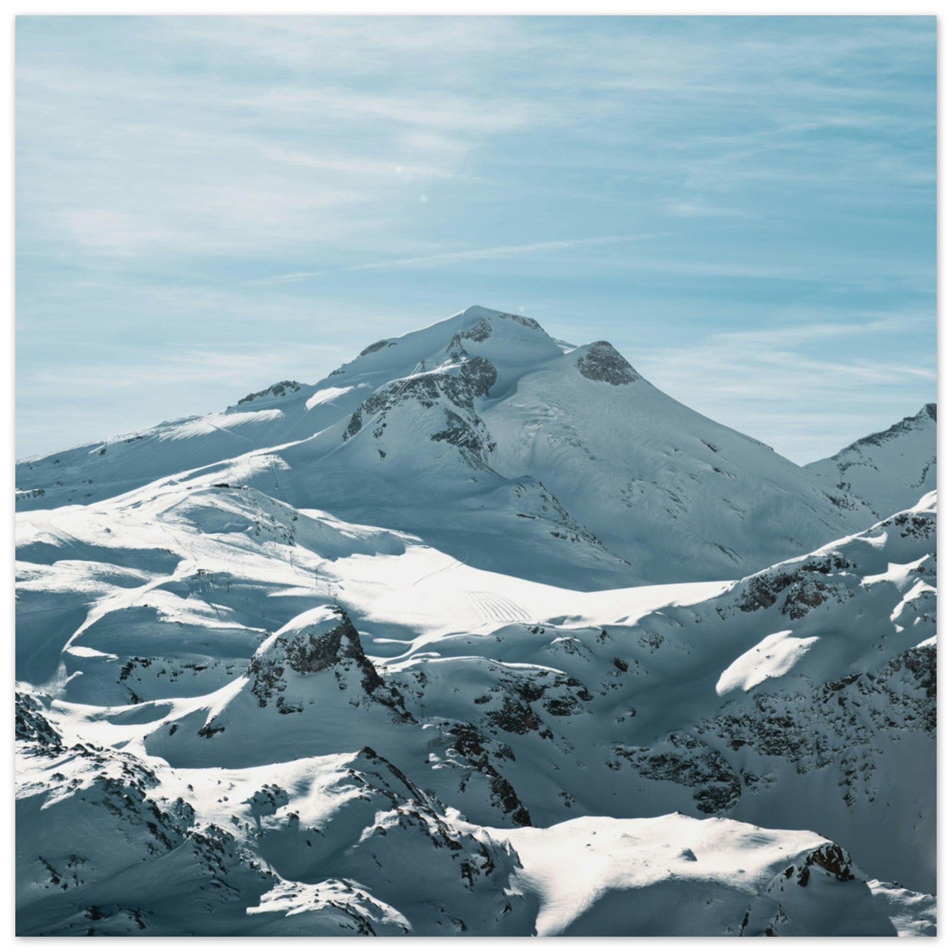 Photo de Val d'Isère en hiver #7 - Tableau photo alu montagne
