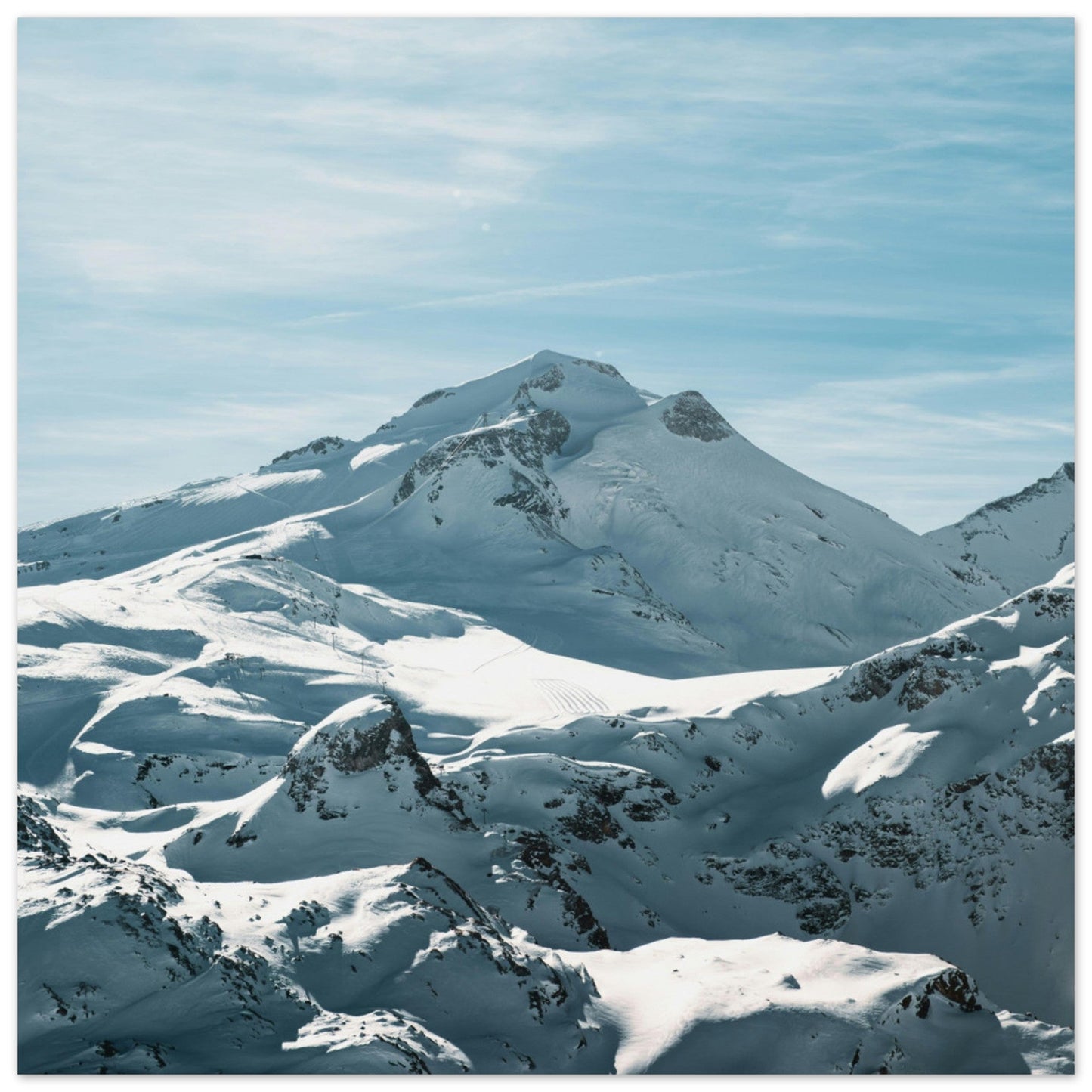 Vente Photo de Val d'Isère en hiver #7 - Tableau photo alu montagne