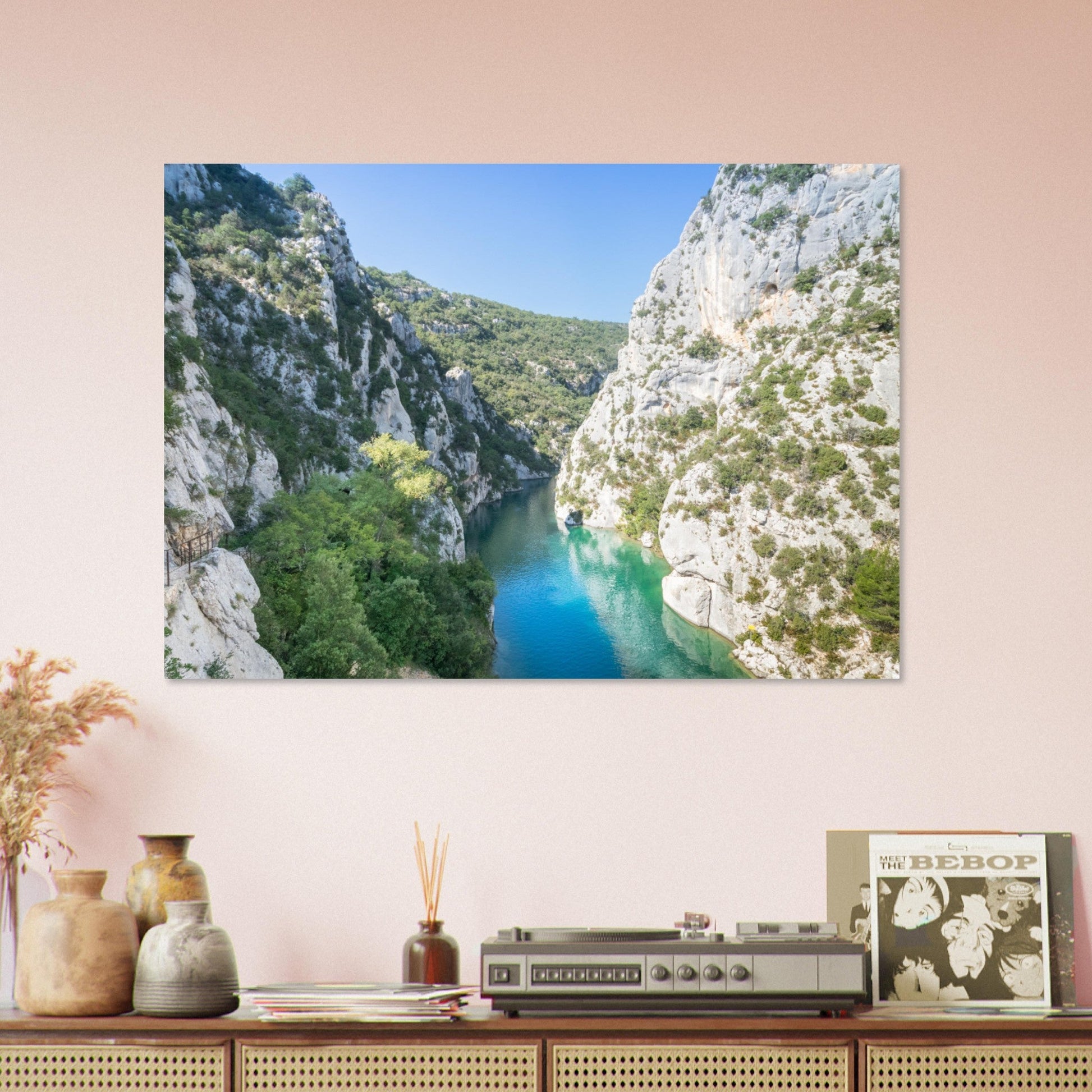 Photo des Gorges du Verdon, Provence - Tableau photo alu montagne