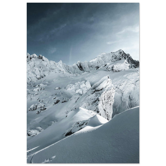 Vente Photo des séracs du glacier du Mont-Blanc - Tableau photo alu montagne