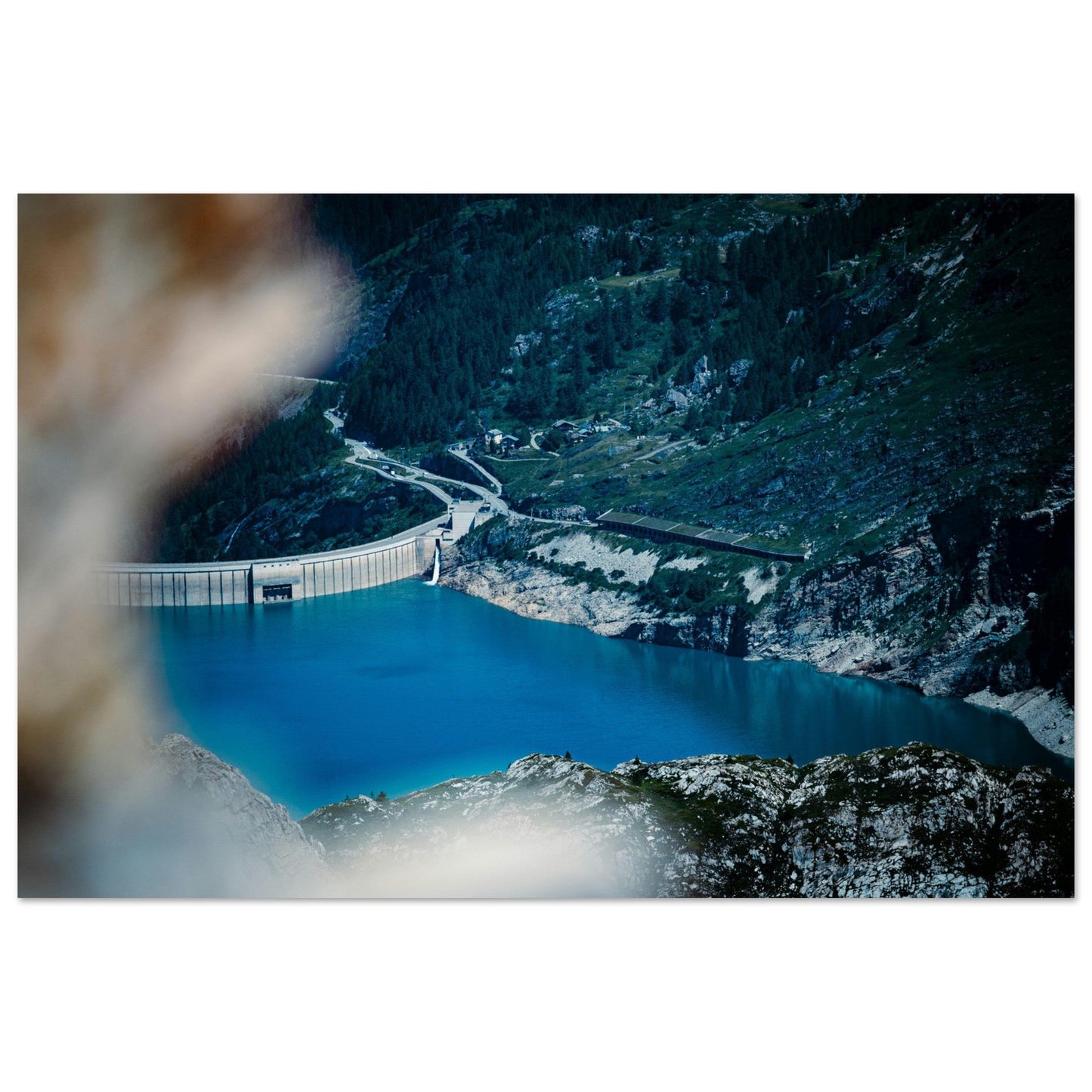 Photo du barrage du Chevril, Val d'Isère - Tableau photo alu montagne