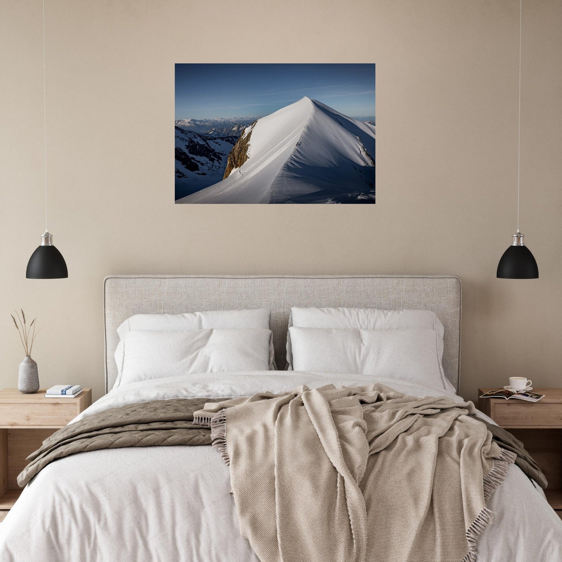 Photo du Dome de Miage, Massif du Mont-Blanc - Tableau photo alu montagne