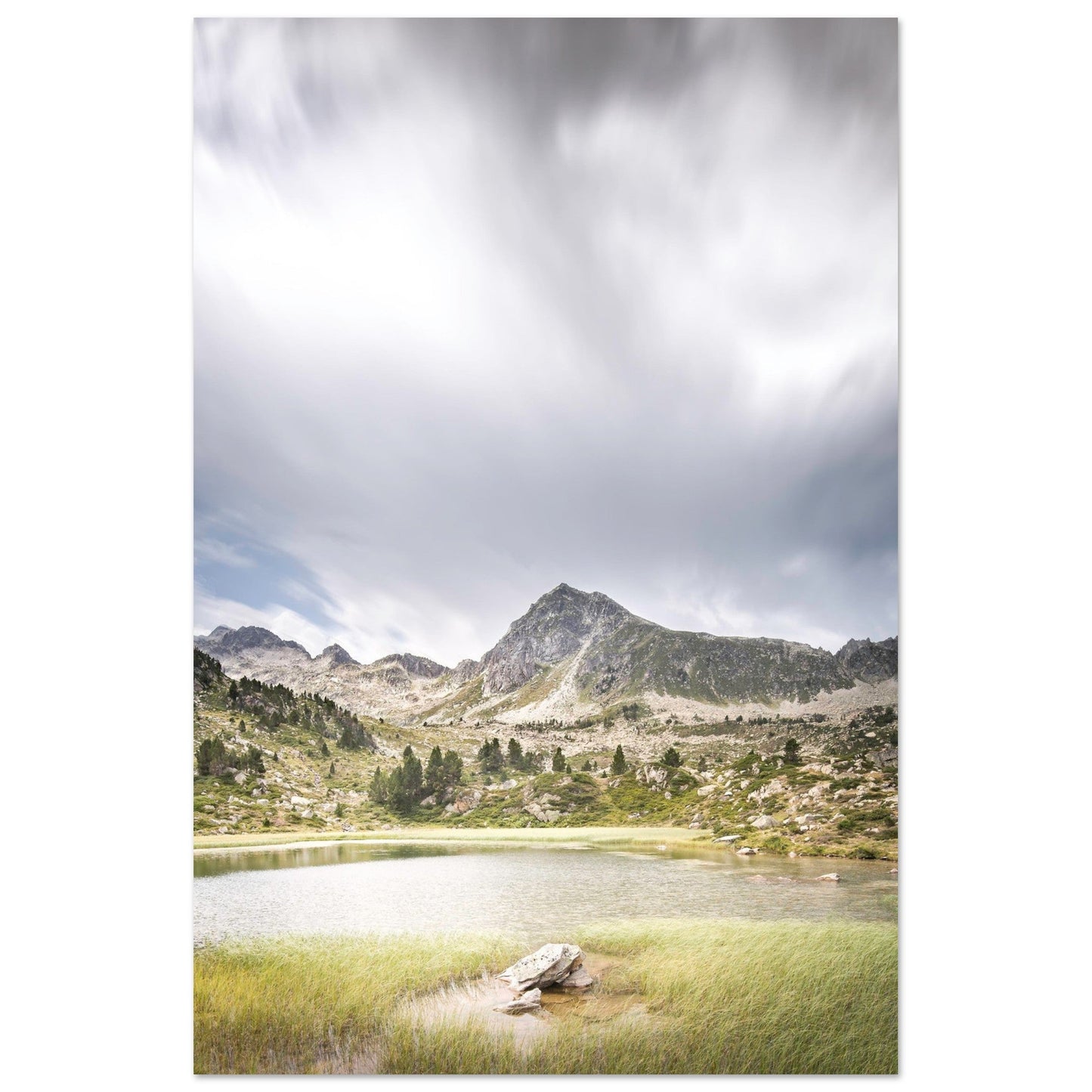 Photo du lac de la Jonquerie, Pyrénées - Tableau photo alu montagne
