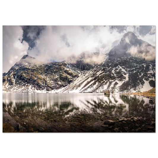 Vente Photo du Lac du Grand Doménon, Massif de Belledonne - Tableau photo alu montagne