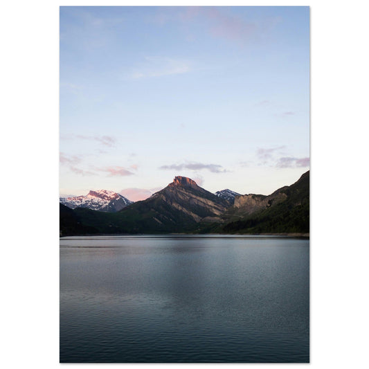 Photo du lac et Barrage de Roselend, Beaufort #1 - Tableaux photos aluminium de montagne