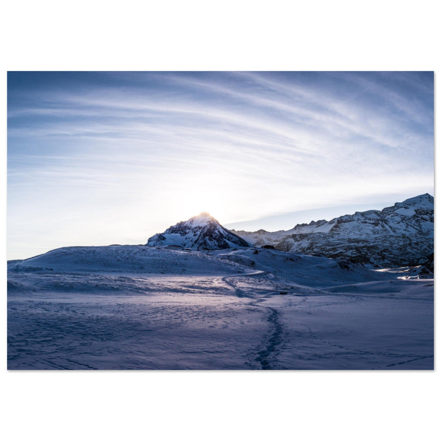 Tableau photo de la Dent Parrachée en Vanoise pour chalet en Savoie