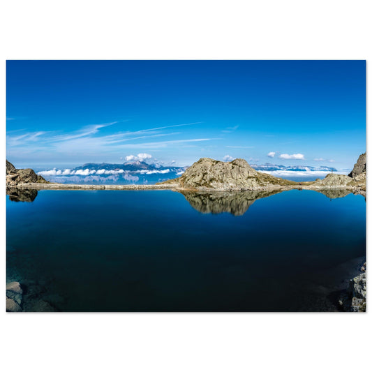 Vente Photo reflet du Lac du Crozet - Tableau photo alu montagne