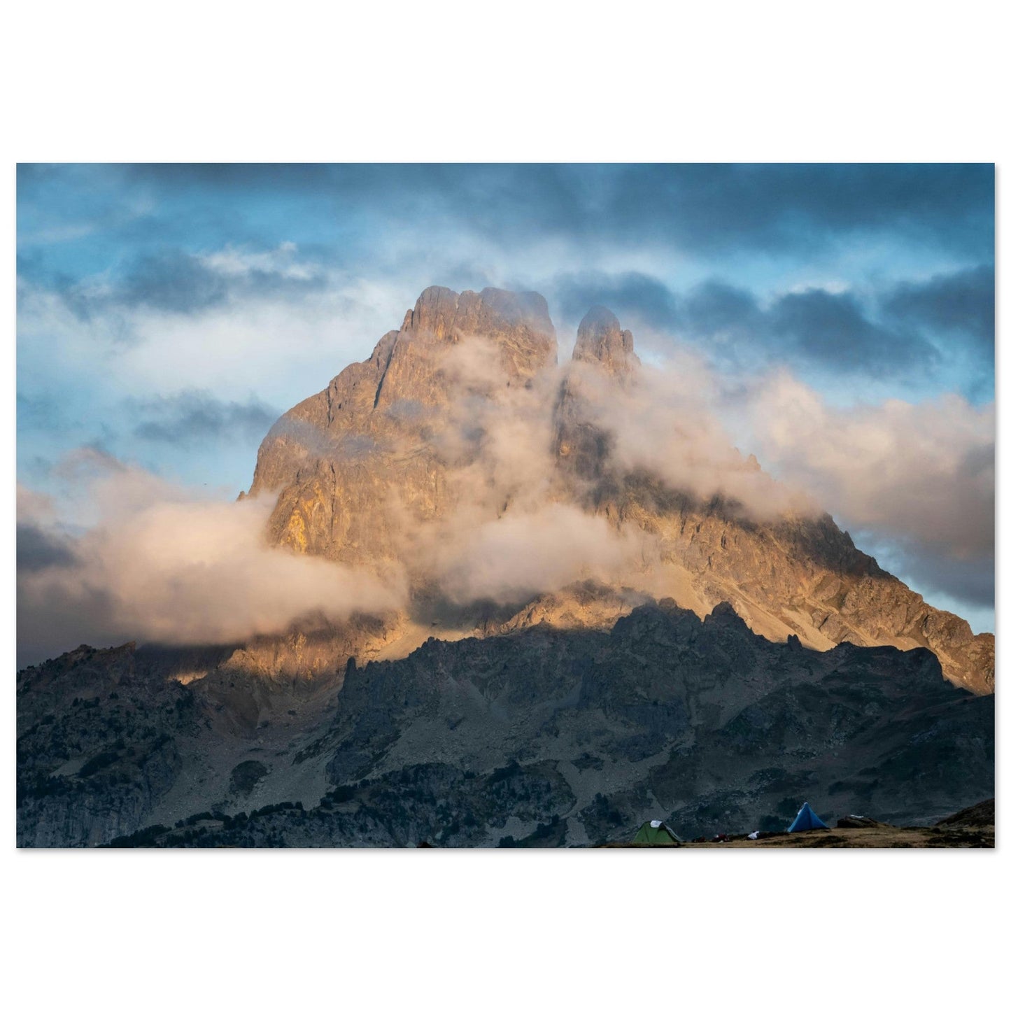 Tableau photo Photo du Pic du Midi d'Ossau, Laruns, Pyrénées 3 — tirage aluminium Dibond mat, fabrication française, prêt à accrocher