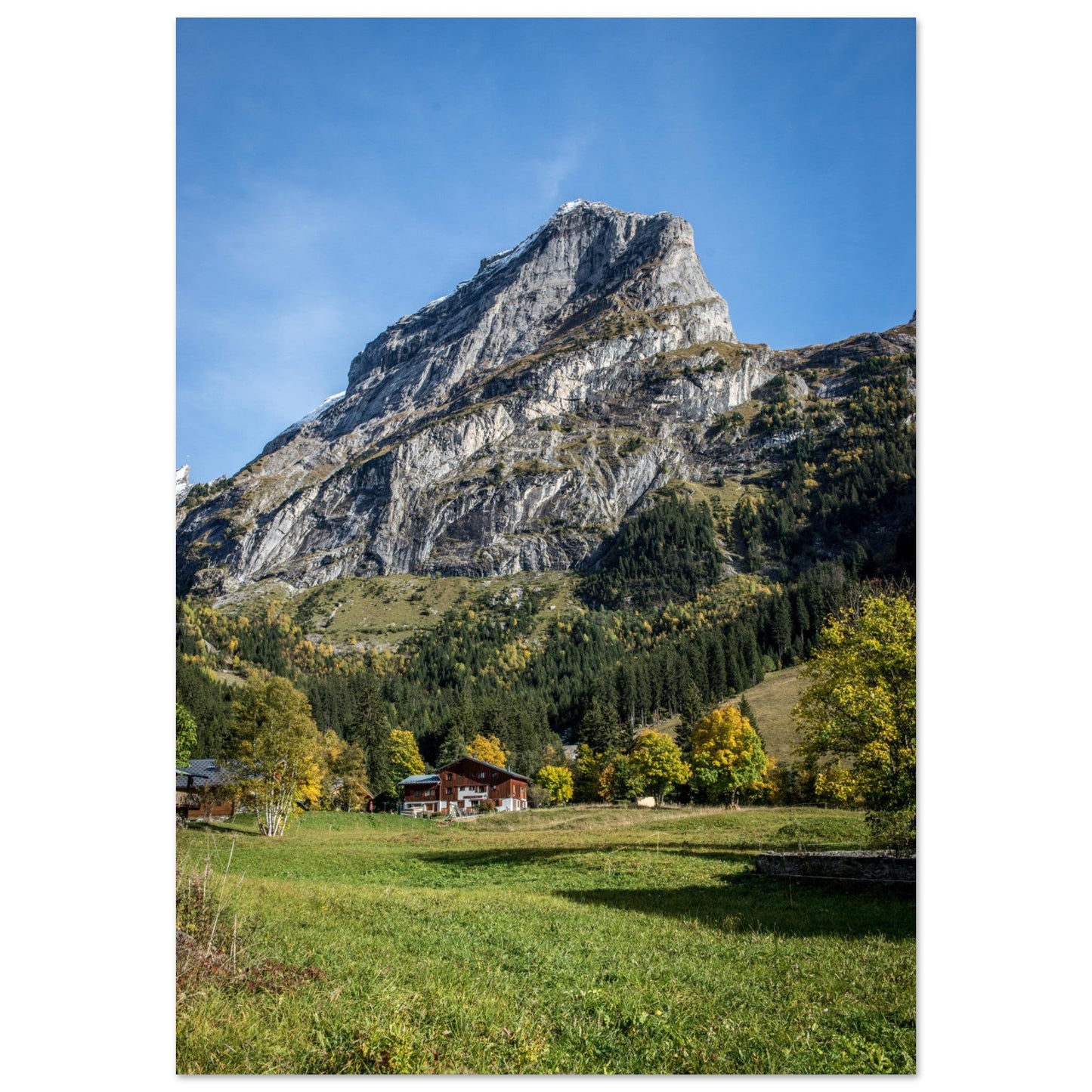 Tableau photo Photo de l'Aiguille de la Vanoise, Savoie — tirage aluminium Dibond mat, fabrication française, prêt à accrocher
