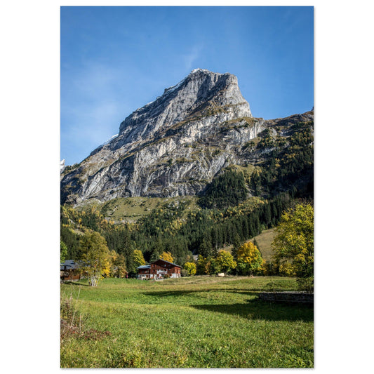 Tableau photo Photo de l'Aiguille de la Vanoise, Savoie — tirage aluminium Dibond mat, fabrication française, prêt à accrocher
