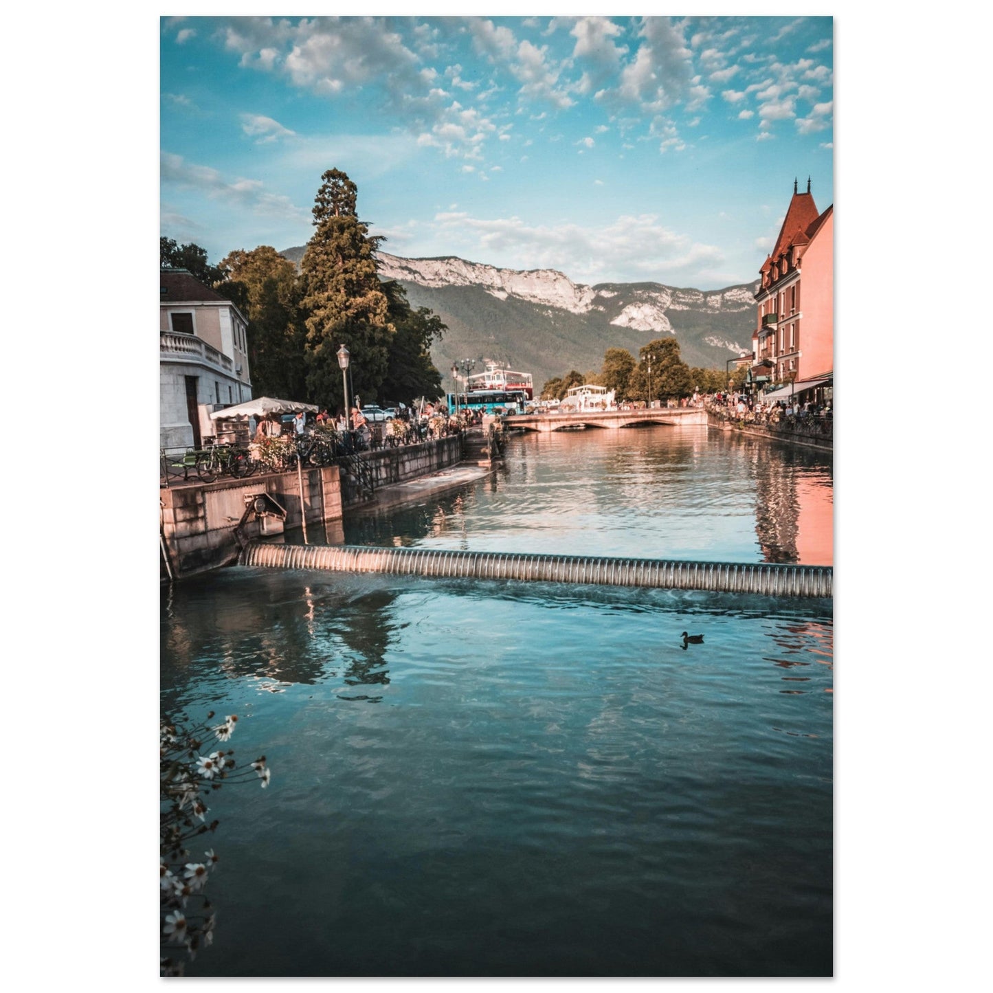 Tableau photo Photo d'Annecy, Haute - Savoie — tirage aluminium Dibond mat, fabrication française, prêt à accrocher