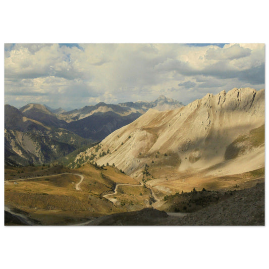 Tableau photo Photo du Col de Furfande, Arvieux, Queyras — tirage aluminium Dibond mat, fabrication française, prêt à accrocher
