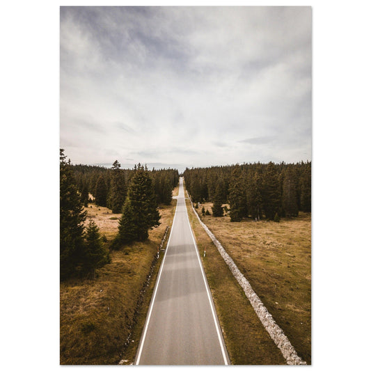 Tableau photo Photo du Jura en automne 4 — tirage aluminium Dibond mat, fabrication française, prêt à accrocher