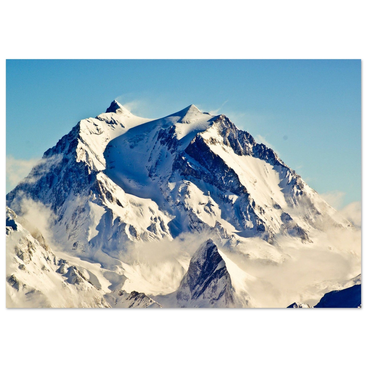 Tableau photo Photo de la Grande Casse depuis Courchevel, Vanoise — tirage aluminium Dibond mat, fabrication française, prêt à accrocher