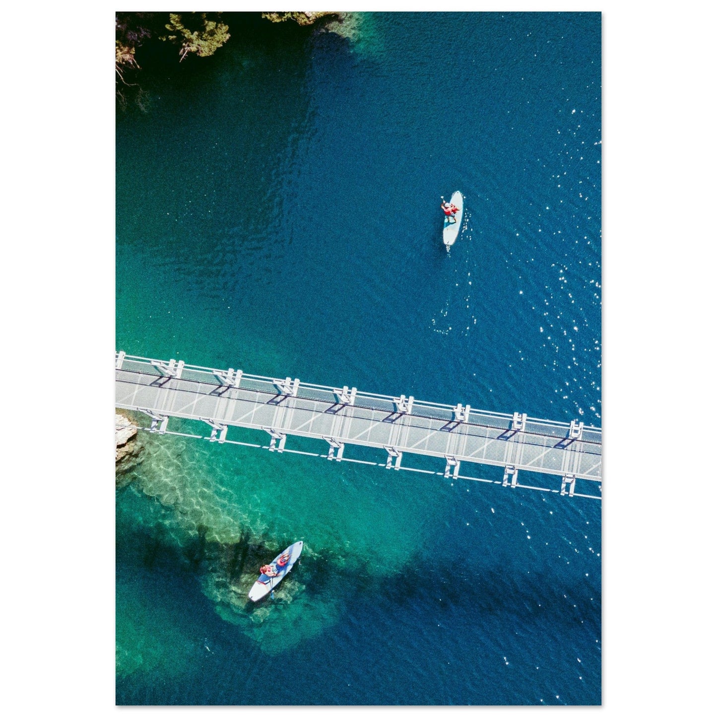 Tableau photo Photo du Lac de Saint - Guérin, Beaufort 2 — tirage aluminium Dibond mat, fabrication française, prêt à accrocher