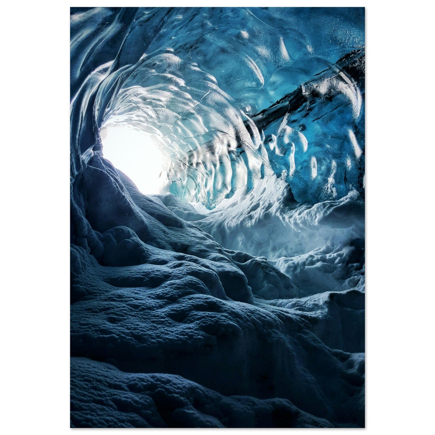 Tableau photo Photo de la mer de glace, Chamonix - Mont - Blanc 6 — tirage aluminium Dibond mat, fabrication française, prêt à accrocher