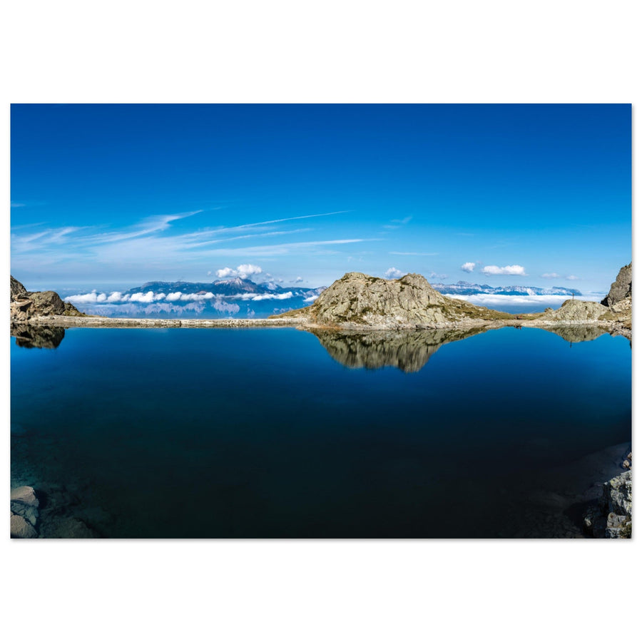 Tableau photo en Alu Dibond : Reflet du Lac du Crozet